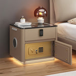 Home Bedroom Multi-functional Safe Bedside Table and Wireless Charging 13