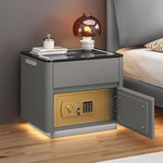 Home Bedroom Multi-functional Safe Bedside Table and Wireless Charging 20