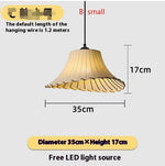 Creative Japanese Lotus Straw Hat Lamp 6