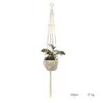 Hand-knitted Hanging Flowerpot 3