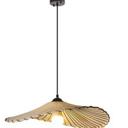 Creative Japanese Lotus Straw Hat Lamp 4
